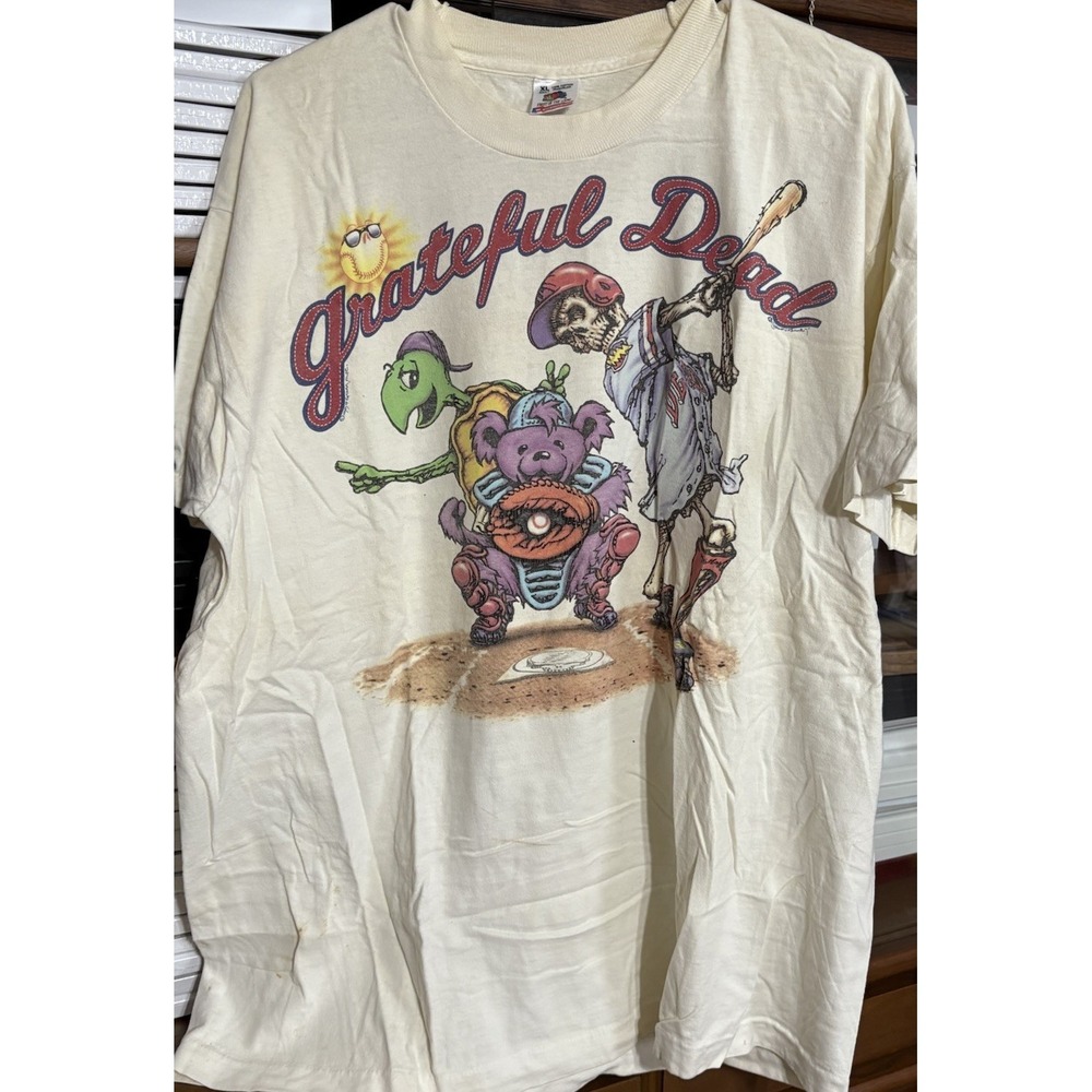 GRATEFUL DEAD Spring Training 1994 Original Concert T-Shirt XL Vintage, Ohio
